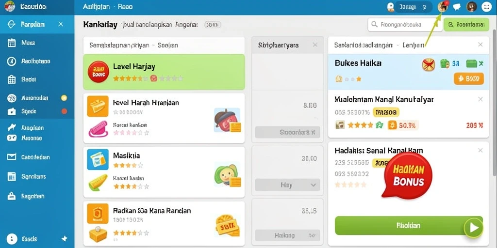 Fitur live chat untuk berinteraksi dengan pemain lain.