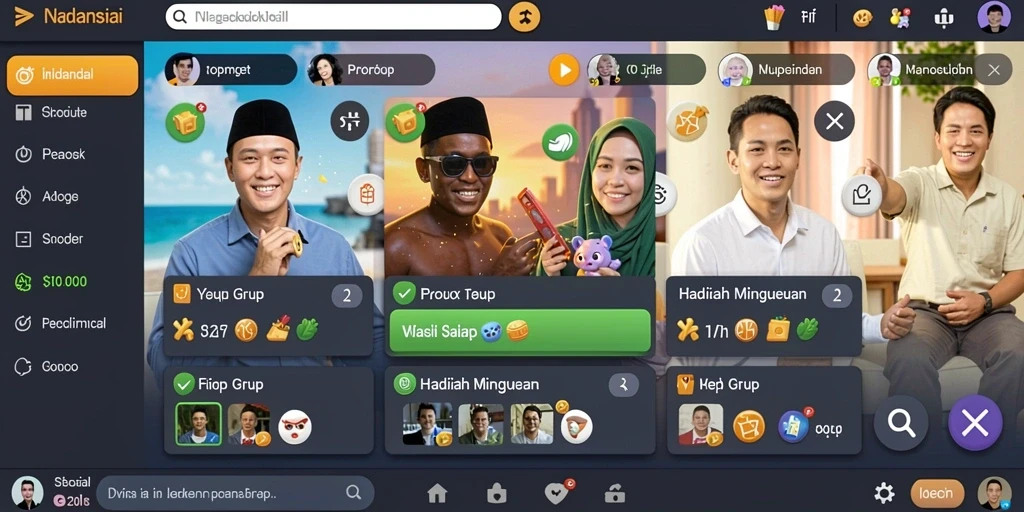 Gambaran bonus menarik yang ditawarkan untuk pengguna baru.