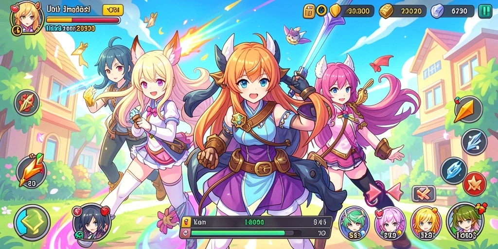 Tangkapan layar dari fitur multiplayer yang seru.